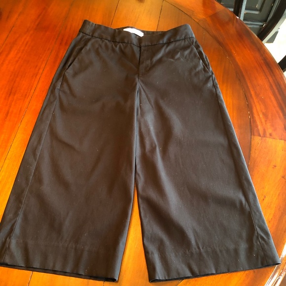 Everlane Pants - EVERLANE  black wide leg  crop pant